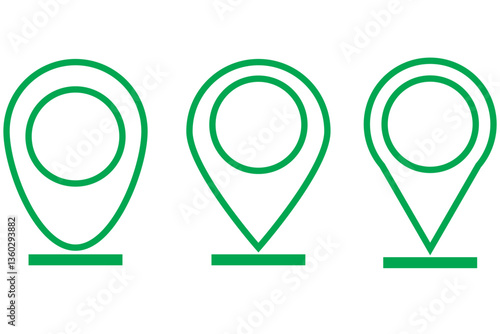 Free Download Location pin icon. Map pin place marker. Location icon. Map marker pointer icon set. GPS location symbol collection. Flat style - stock vector. - GFXLoad