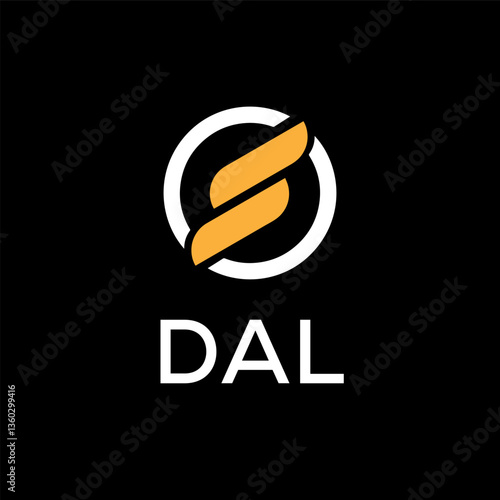 DAL creative minimalist letter logo.	