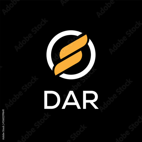 DAR creative minimalist letter logo.	