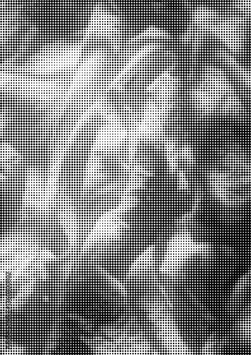Large vector abstract halftone texture with a transparent background
