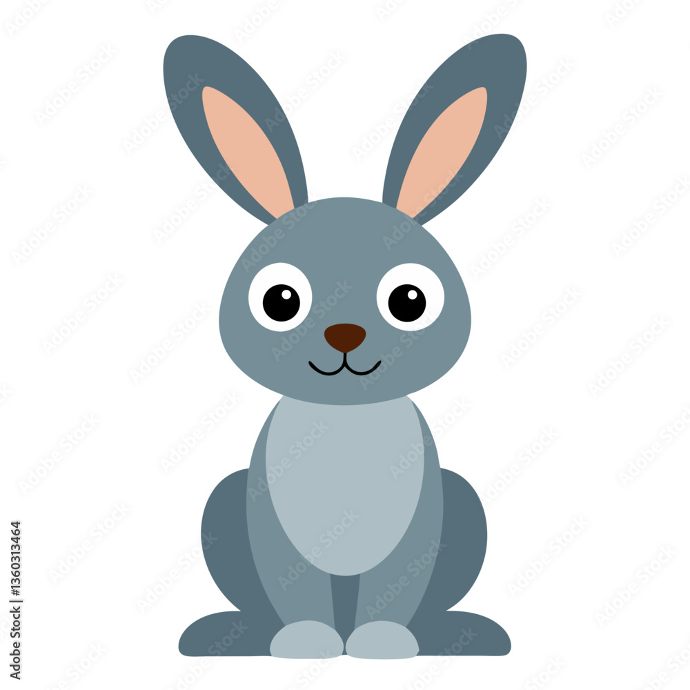 a cute illustration of a cartoon bunny, perfect for adding a touch of charm to any design a cute illustration of a cartoon bunny, perfect for adding a touch of charm to any design