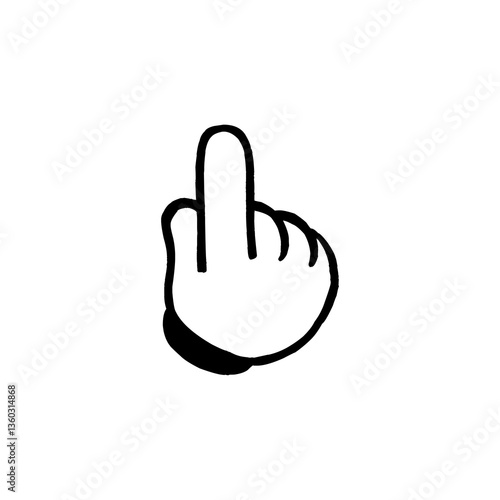 Finger gesture icon