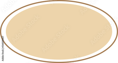 Modern minimalist aesthetic line frame