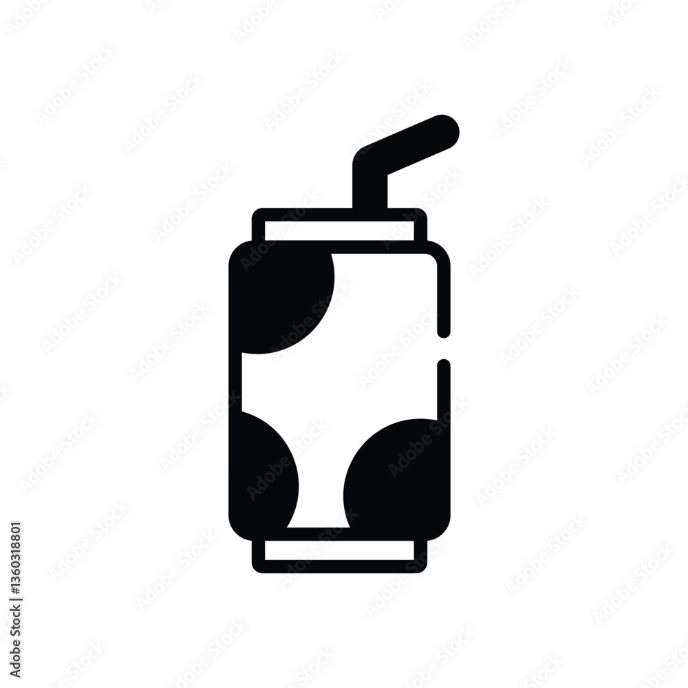 Obraz premium Soda icon vector