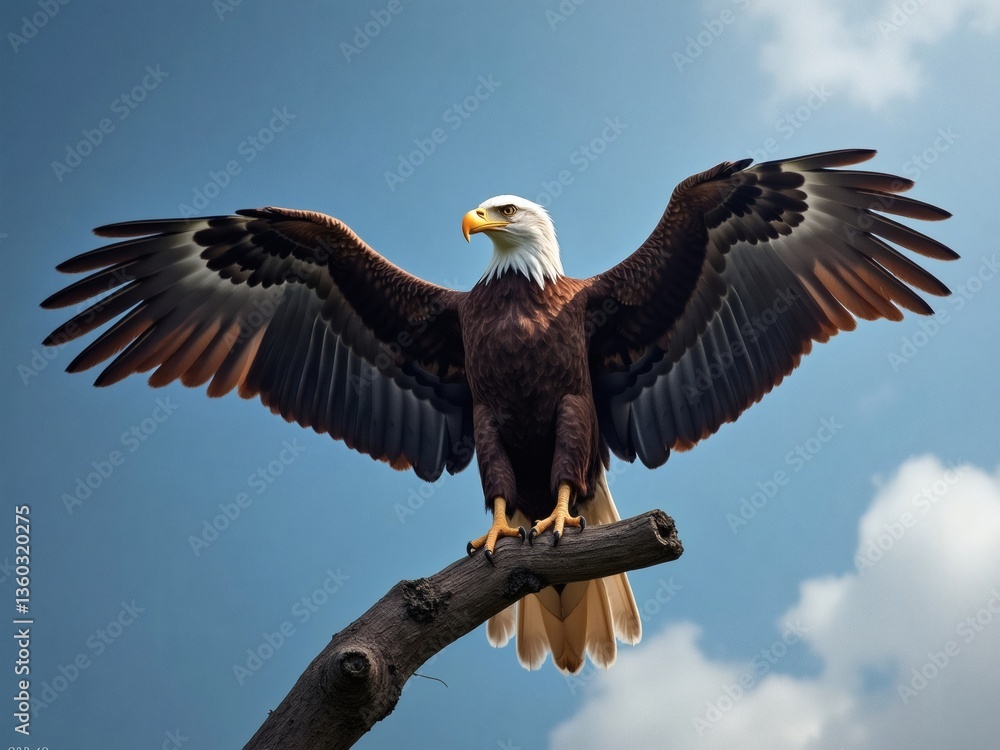 Obraz premium american bald eagle