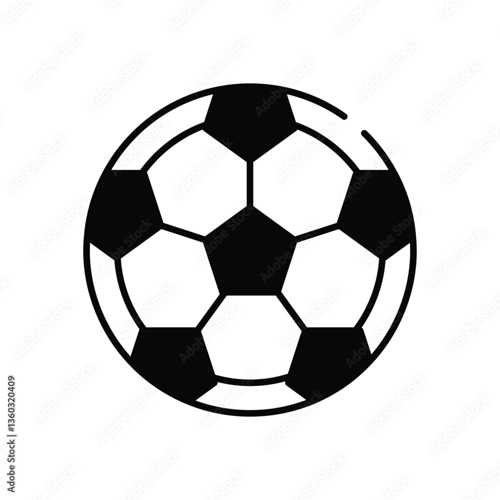 Football vector icon stock illustration Football vector icon stock illustration