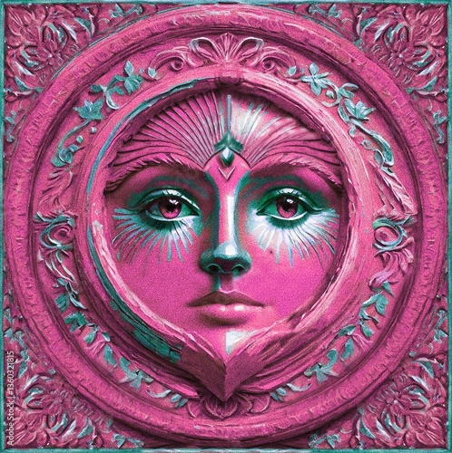 the face of the girl