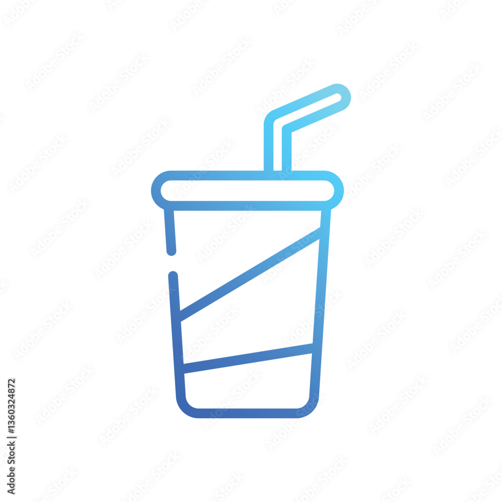 Soft Drink icon vector Soft Drink icon vector