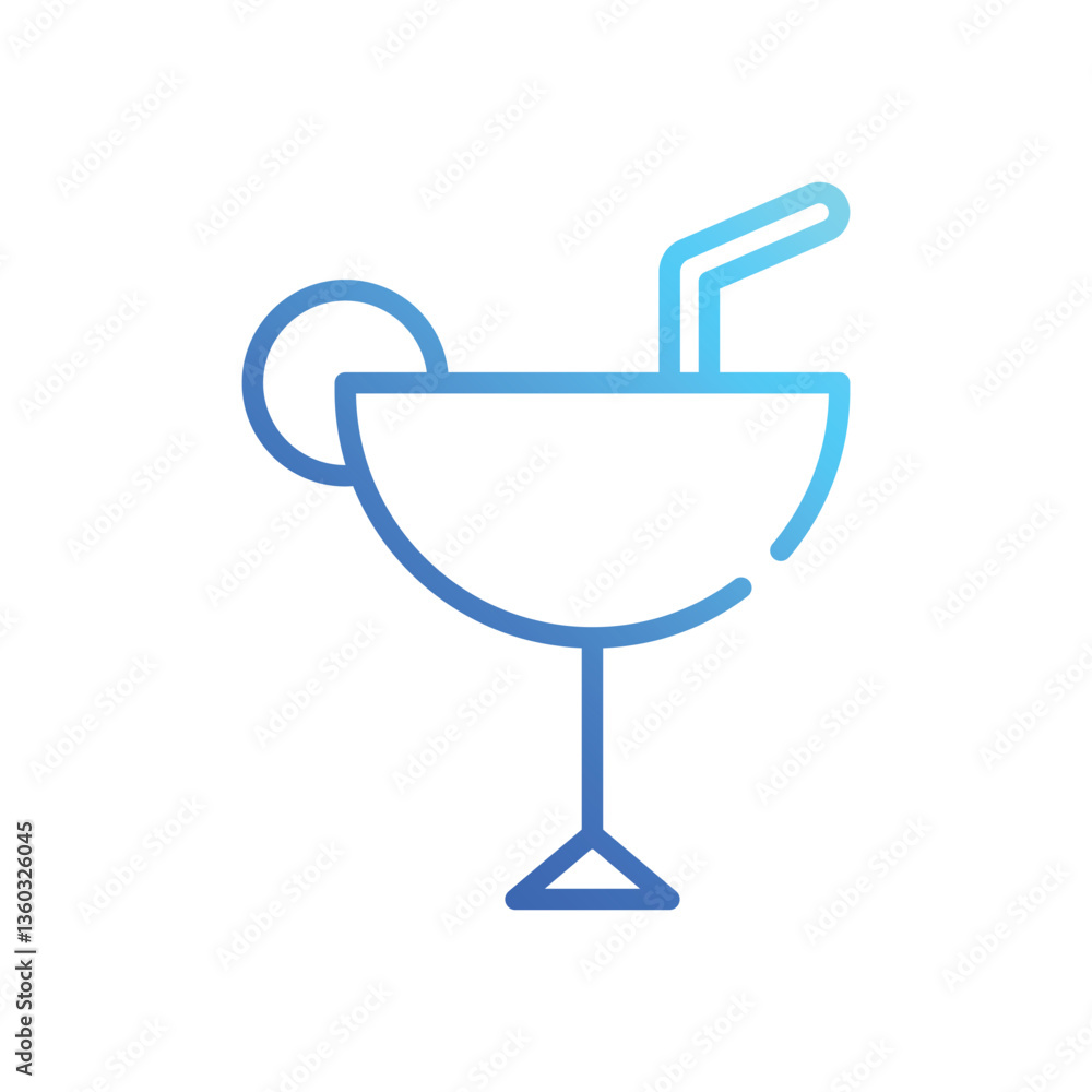 Cocktail icon vector Cocktail icon vector