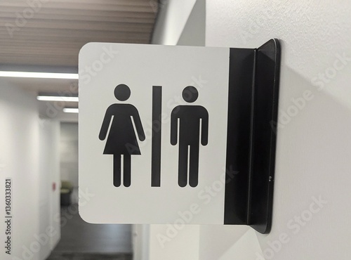 man and woman toilet sign