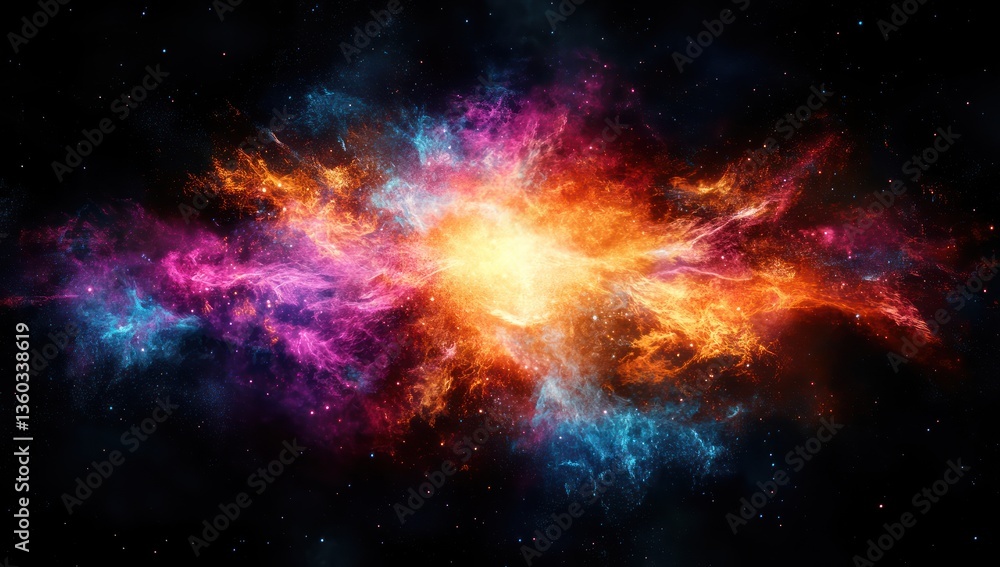 Cosmic Nebula Explosion. Cosmic Nebula Explosion.