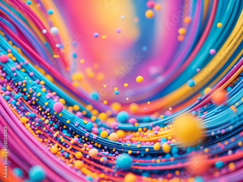 Abstract background burst colorful lines dots are different Comic Book Themed.