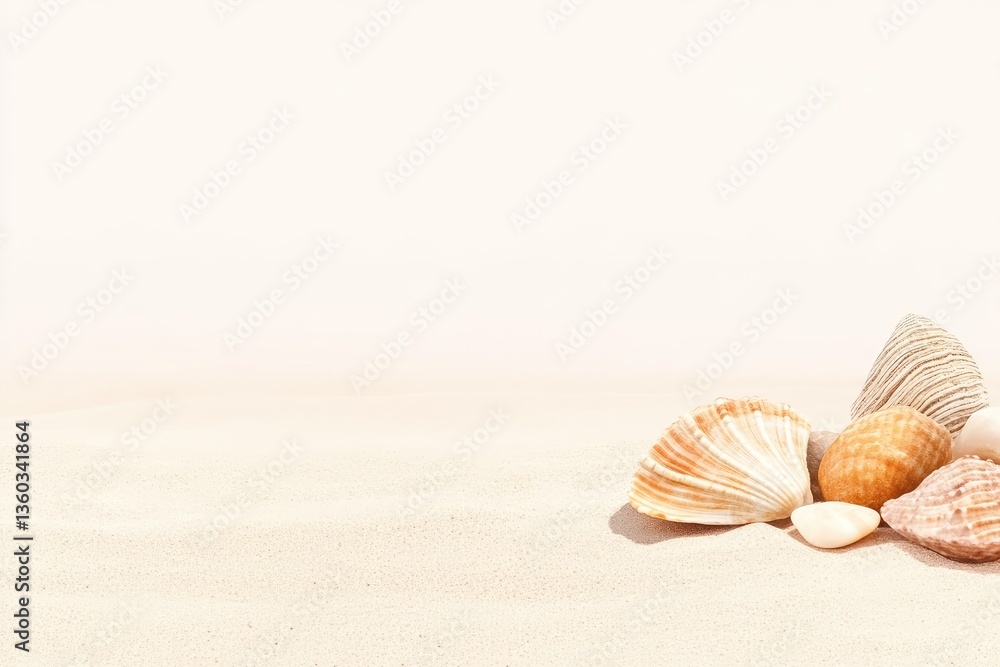 Seashells on Sandy Beach (1) Seashells on Sandy Beach (1)