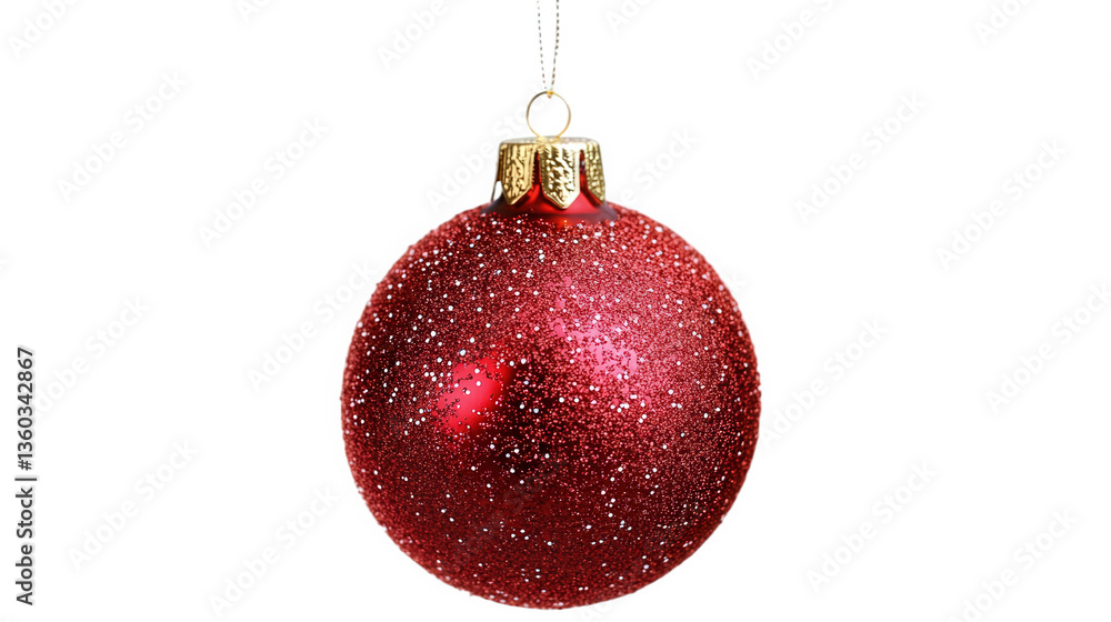 Sparkling Red Christmas Ornament Sparkling Red Christmas Ornament