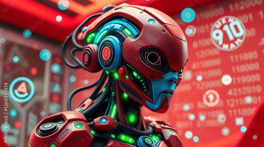 Fototapeta premium humanoid AI