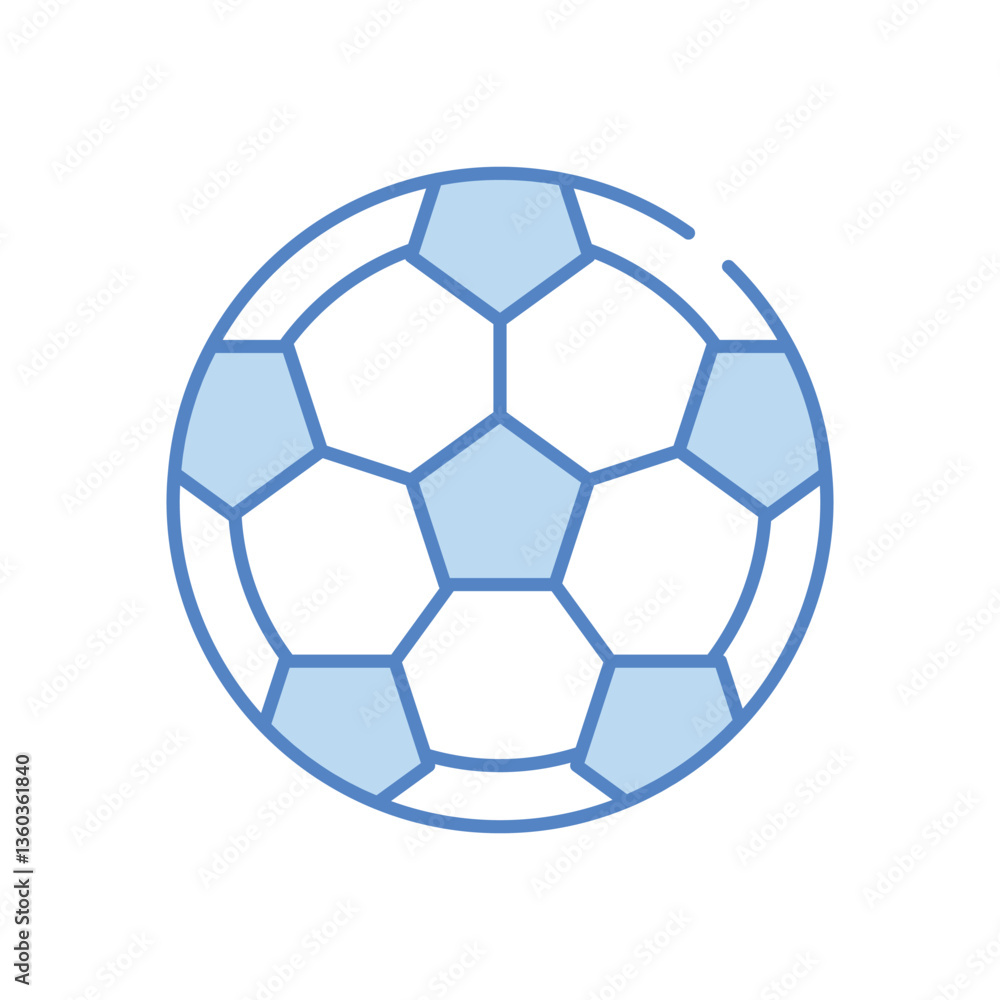 Football vector icon stock illustration Football vector icon stock illustration