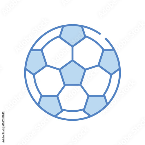 Football vector icon stock illustration