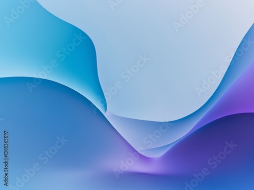 Abstract digital art piece that appears to be blue and purple