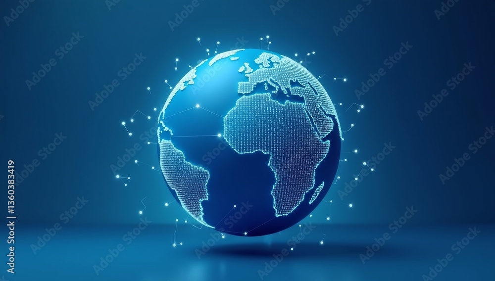 Fototapeta premium Best Internet Concept of global business from concepts series