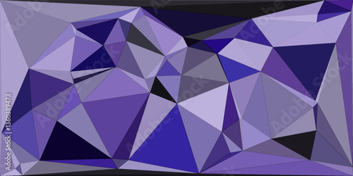 Dark Purple, Pink vector polygon abstract template. A completely new color illustration in a vague style. A completely new design for your business.