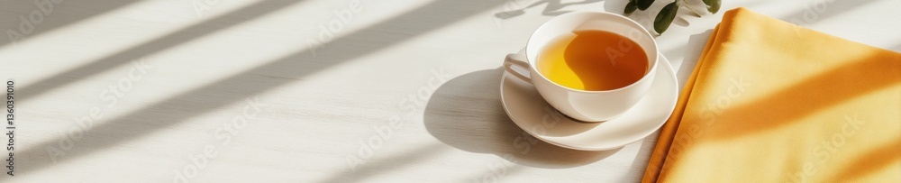 Mindful Morning Ritual Minimalist Wellness Aesthetic with Golden Herbal Tea, Soft Textural Shadows, and Intentional Self-Care Lifestyle Content Mindful Morning Ritual Minimalist Wellness Aesthetic with Golden Herbal Tea, Soft Textural Shadows, and Intentional Self-Care Lifestyle Content