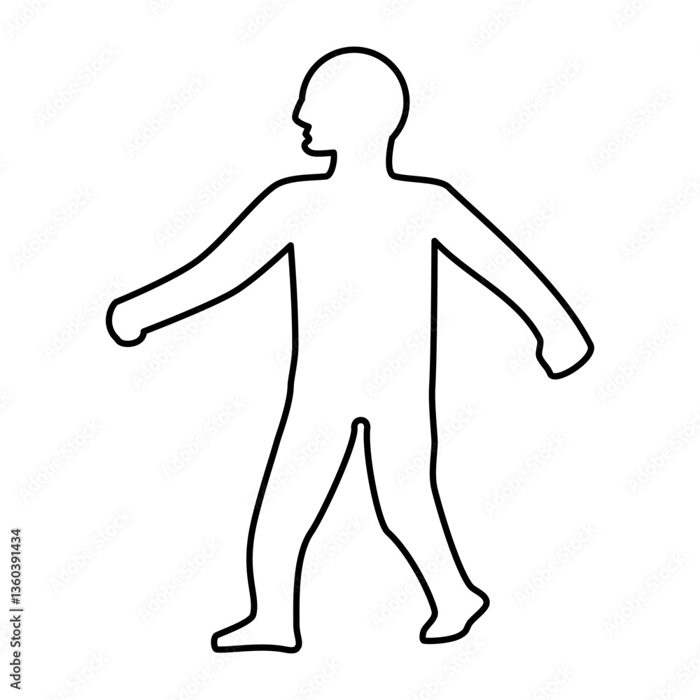 walking person icon, simple flat style, illustration, logo sign symbol pictogram template, for ui or ux isolated on white for mobile app, editable walking person icon, simple flat style, illustration, logo sign symbol pictogram template, for ui or ux isolated on white for mobile app, editable