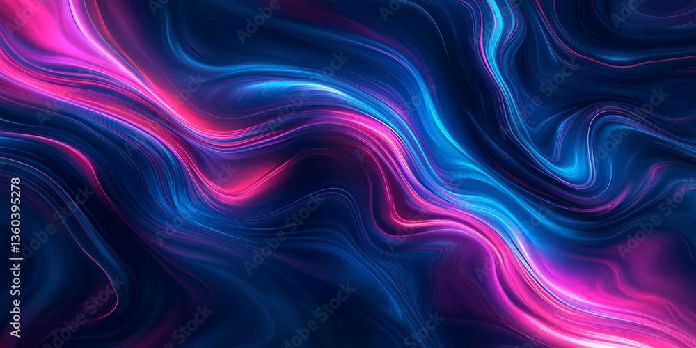 Abstract Colorful Neon Waves Graphic Design Abstract Colorful Neon Waves Graphic Design