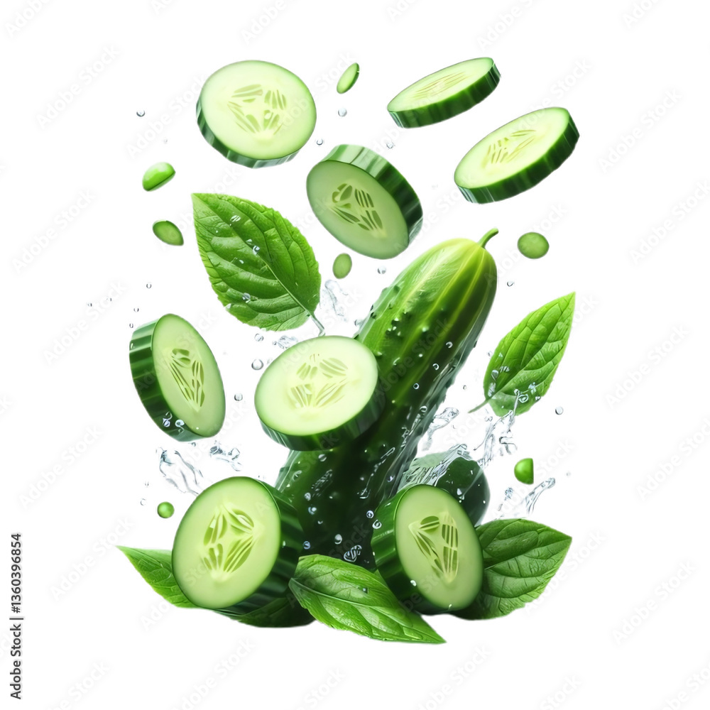 slices of cucumber isolated on transparent background png slices of cucumber isolated on transparent background png