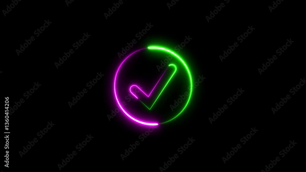 impel tick mark animation with black background. Check mark animation icon. Approved tick mark icon animation impel tick mark animation with black background. Check mark animation icon. Approved tick mark icon animation