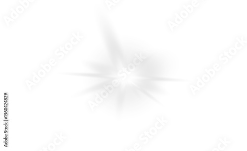 Vector transparent sunlight with sun glare. Overlay, Sun rays and glare, Sun, sunrays, light transitions, lens flare, light leaks and glare in PNG format. PNG sunlight flare. Golden flash and glare.