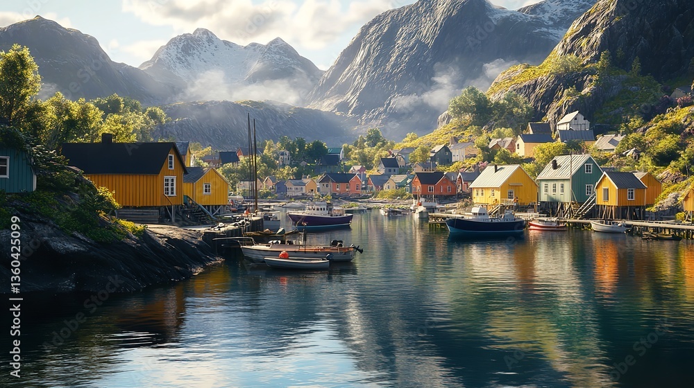 Naklejka premium panorama of the old town of kotor