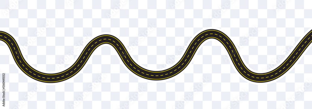 Fototapeta premium road icon vector template illustration logo desig