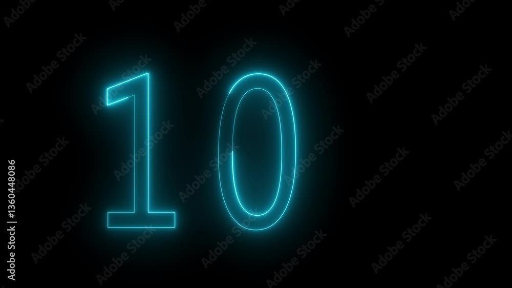 Neon numbers 10 glowing on an alpha channel background .Neon number ten neon numbers, number, numeric, school, shine, Neon numbers 10 glowing on an alpha channel background .Neon number ten neon numbers, number, numeric, school, shine,