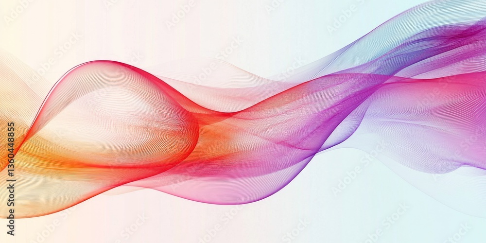 Abstract Colorful Wave Design Abstract Colorful Wave Design