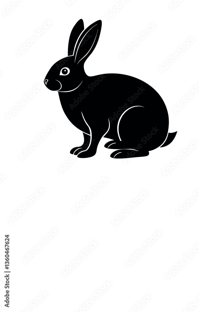 Obraz premium rabbit vector illustration