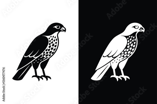Osprey icon vector on White Background ,Vector Art Illustration on white background.