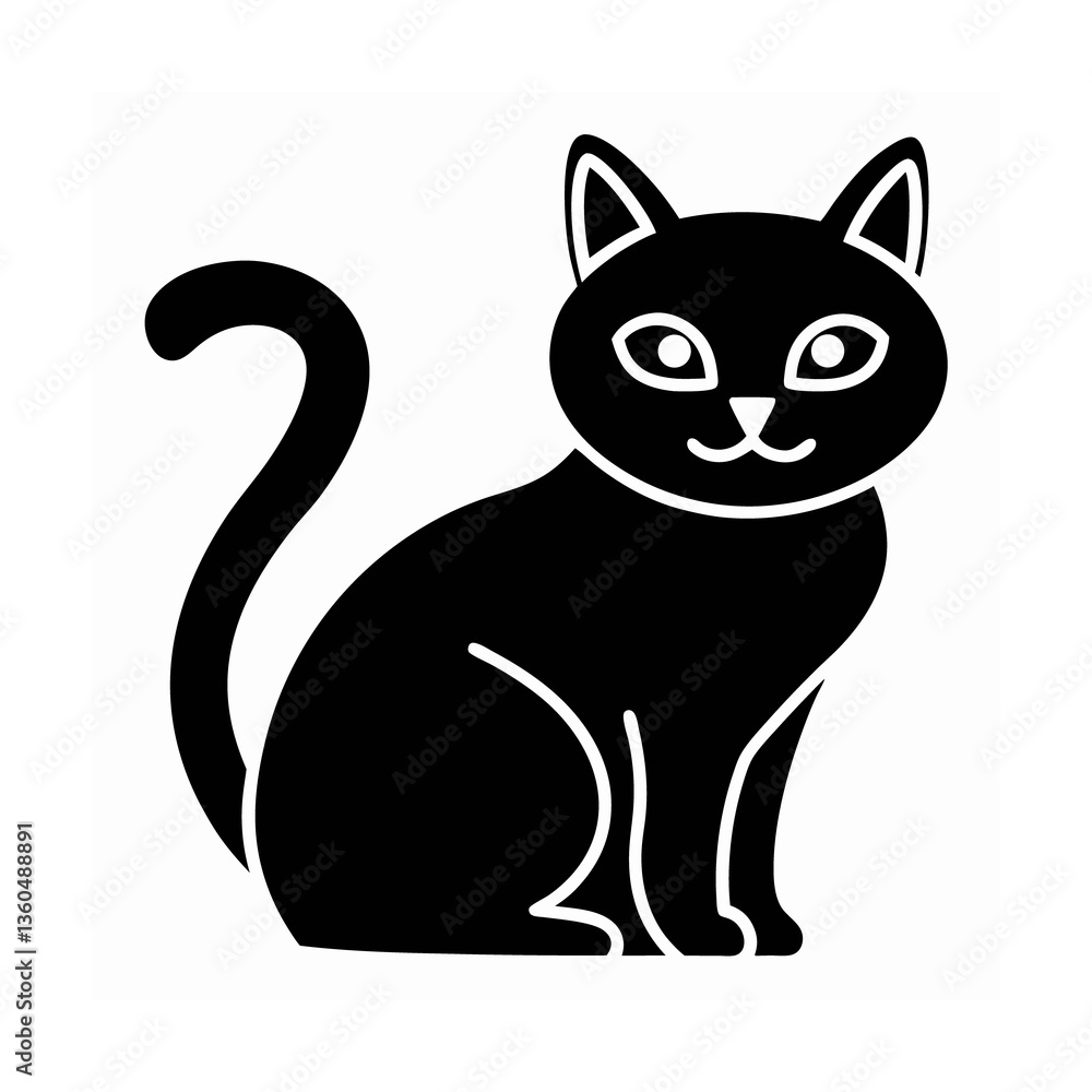 Sitting Cat Silhouette Vector – Elegant Minimalist Feline Illustration, Cat Silhouette Vector – Black Elegant Outline, Sitting Cat Illustration – Minimalist Feline Design, Graceful Cat Icon.
Sitting Cat Silhouette Vector – Elegant Minimalist Feline Illustration, Cat Silhouette Vector – Black Elegant Outline, Sitting Cat Illustration – Minimalist Feline Design, Graceful Cat Icon.