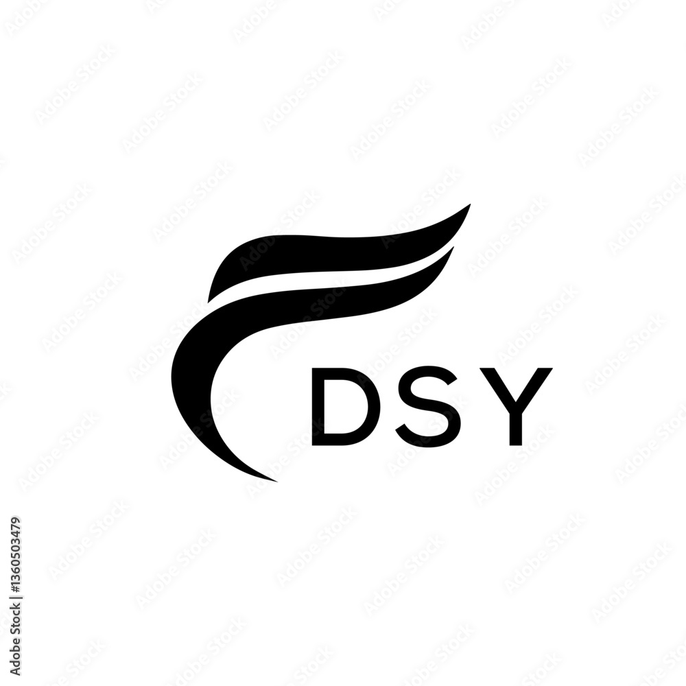 Obraz premium DSY creative minimalist letter logo. 