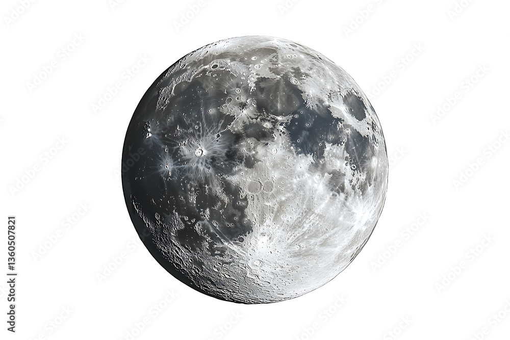 Full moon Isolated on White and Transparent Background PNG Image. Full moon Isolated on White and Transparent Background PNG Image.