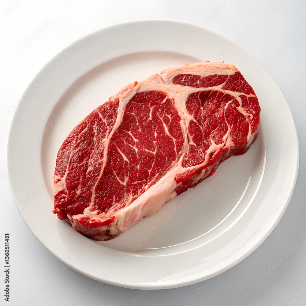 raw meat on a plate raw meat on a plate
