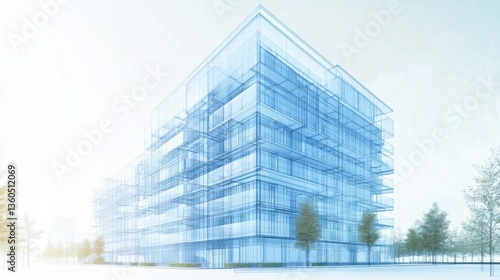 Edificio moderno diseño arquitectónico