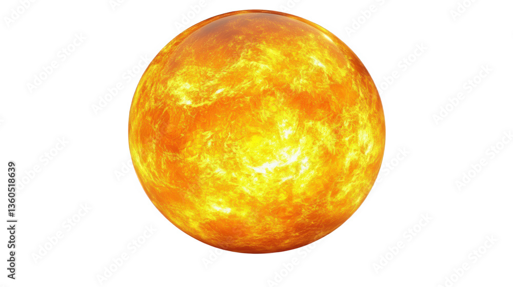 Fiery Orb of the Solar System Fiery Orb of the Solar System