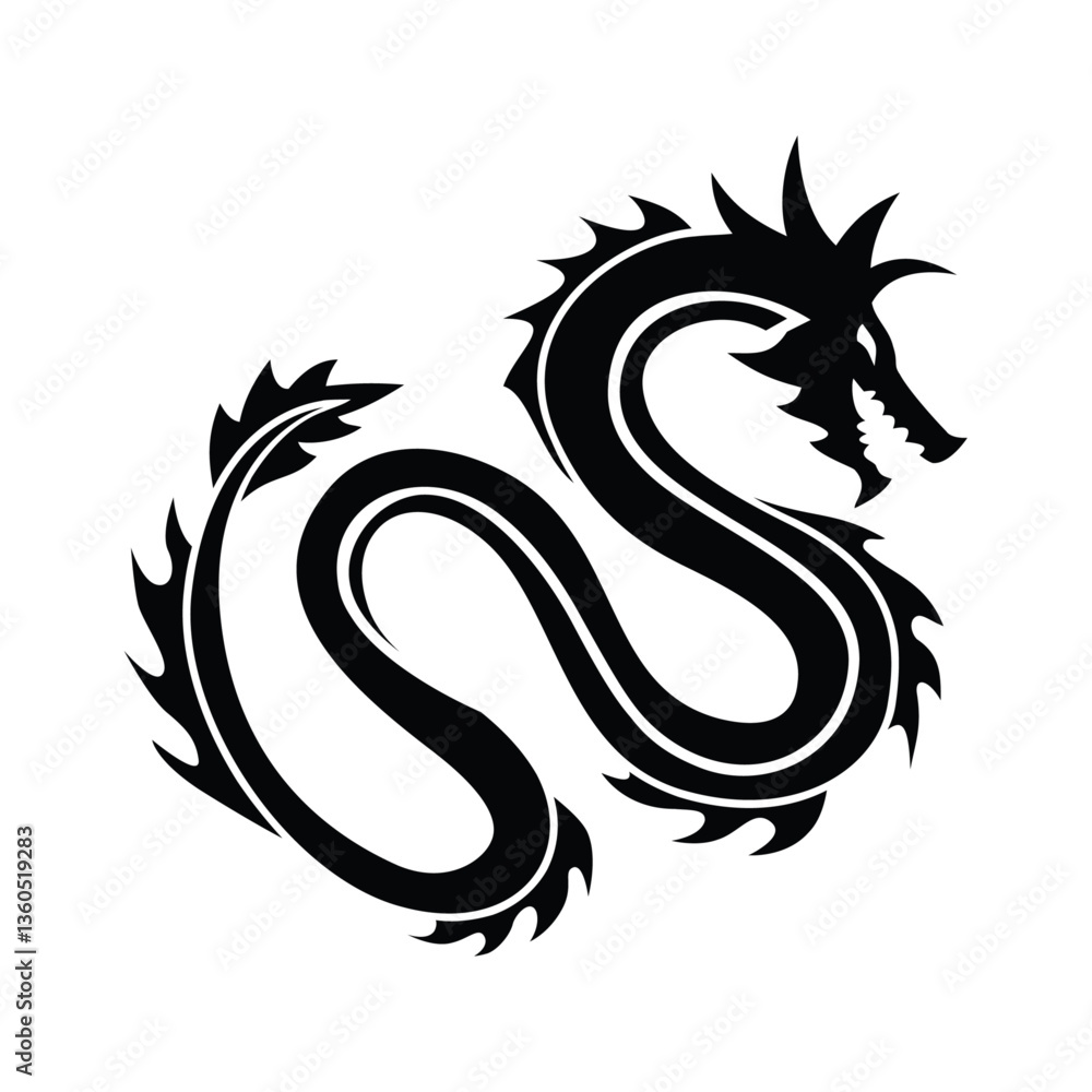 black dragon vector black dragon vector