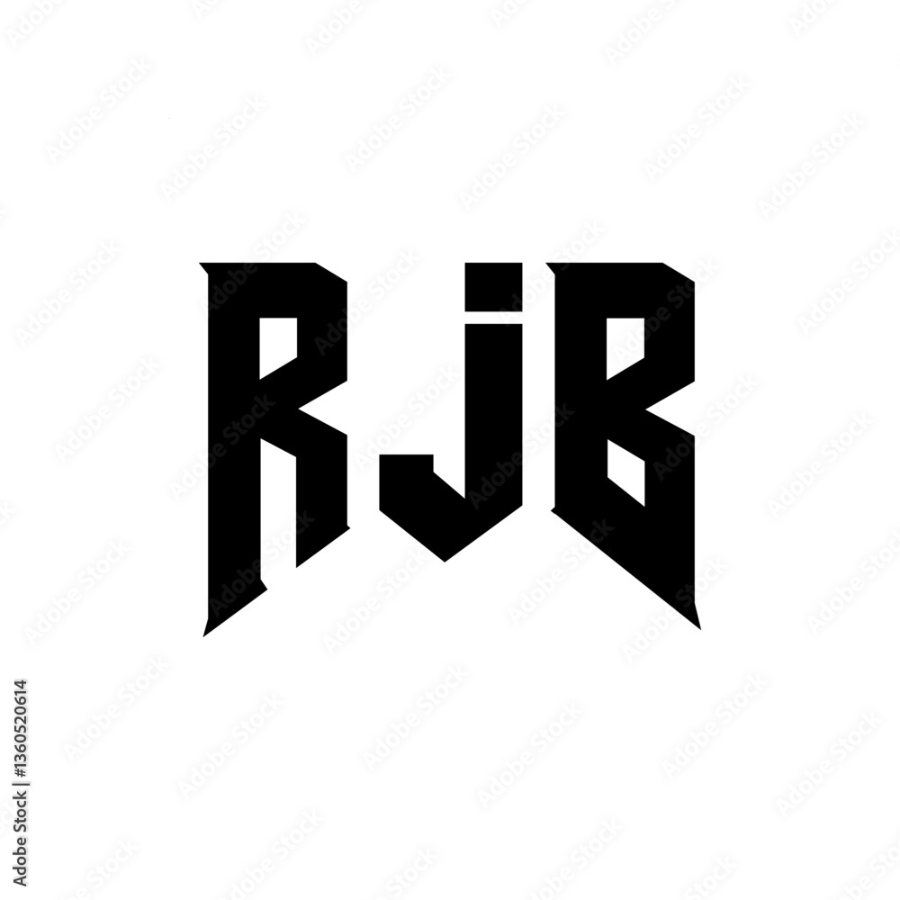 RJB letter logo design for technology company. RJB logo design black and white color combination. RJB logo, RJB vector, RJB design, RJB icon, RJB alphabet. RJB typography logo design. RJB letter logo design for technology company. RJB logo design black and white color combination. RJB logo, RJB vector, RJB design, RJB icon, RJB alphabet. RJB typography logo design.