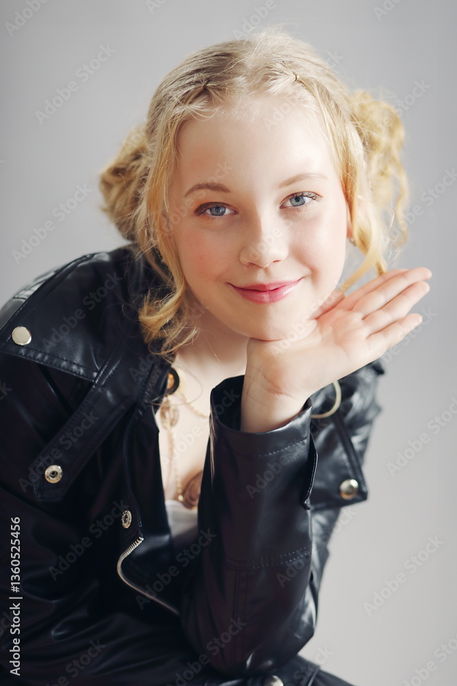 Fototapeta premium 10-Year-Old Thoughtful Look