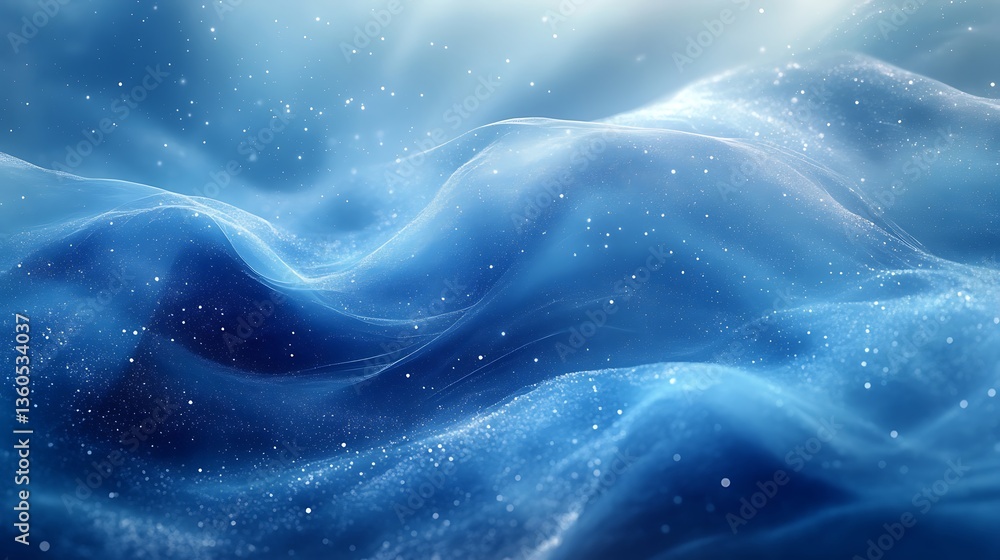 Obraz premium Minimal waves textile art scene high resolution background