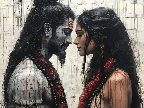 Shiva with Shakti, and Intimate Portrait.