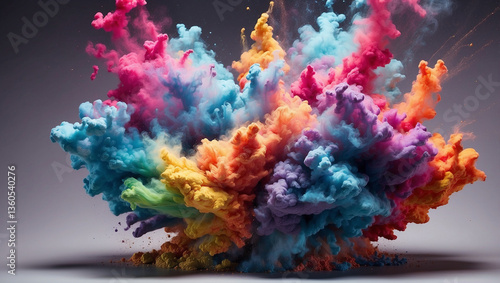 Color Burst Iridescent Multicolored Color: A Stunning Visual Experience