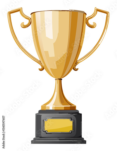 gold trophy cup