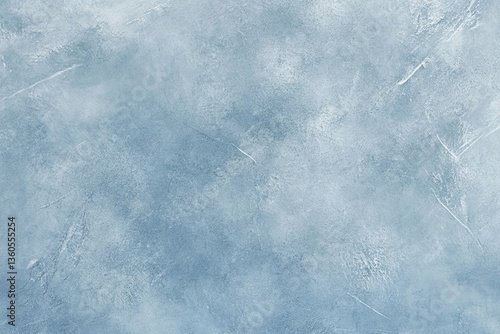 Light blue textured wall background with subtle cloudy patterns